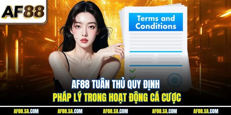 AF88 tuân thủ quy định pháp lý trong hoạt động cá cược