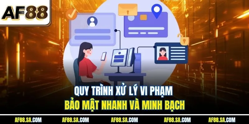 Quy trình xử lý vi phạm bảo mật nhanh và minh bạch